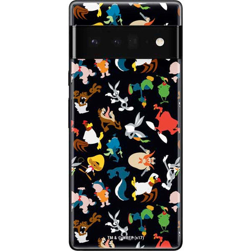 Looney Tunes Identity Pattern Google Pixel 6 Pro Skin